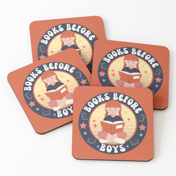 Item preview, Funny Books before boys for bookish girls designed and sold by shmodev.