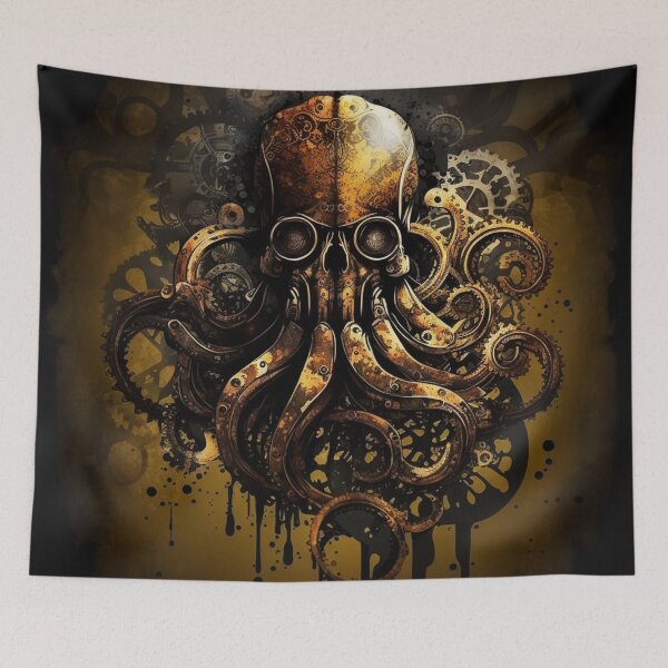 Item preview, Steampunk Animals - Mechanical Octopus #5 designed and sold by MindAsylum.