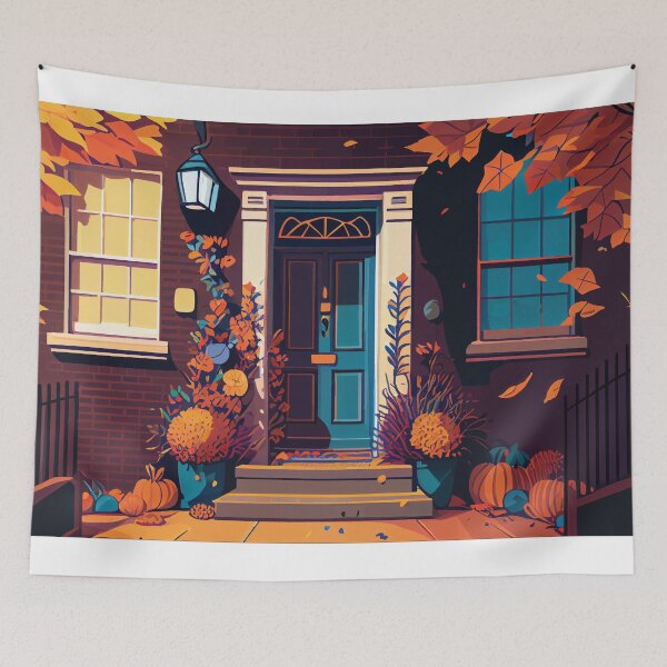 Item preview, Illustration of the front door of house,  designed and sold by Ariadna de Raadt.
