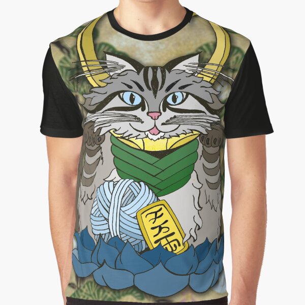 Loki Cat Graphic T-Shirt