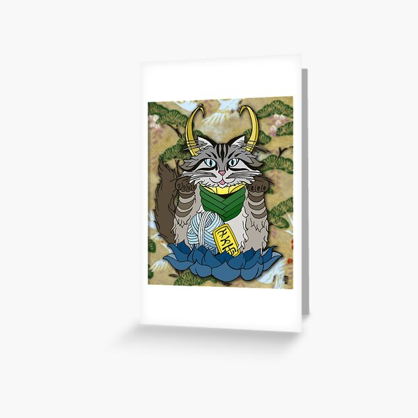 Item preview, Loki Cat designed and sold by mylesantstudios.
