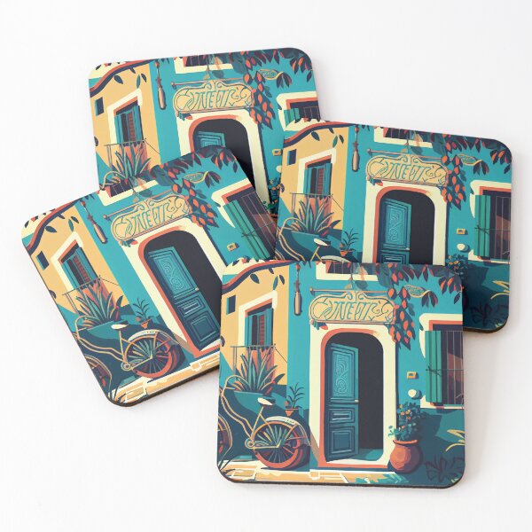 Item preview, Illustration of the front door of house, designed and sold by Ariadna de Raadt.