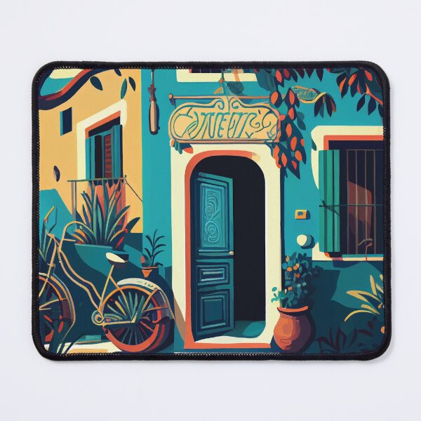 Item preview, Illustration of the front door of house, designed and sold by Ariadna de Raadt.