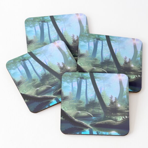 Item preview, Alien Landscapes IV (Blue) designed and sold by 51Theories.