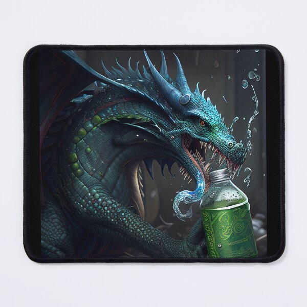 Item preview, "Dragonfire: Fueled Up and Ready to Roar with Energy Drink!" designed and sold by McGee-Artistry.