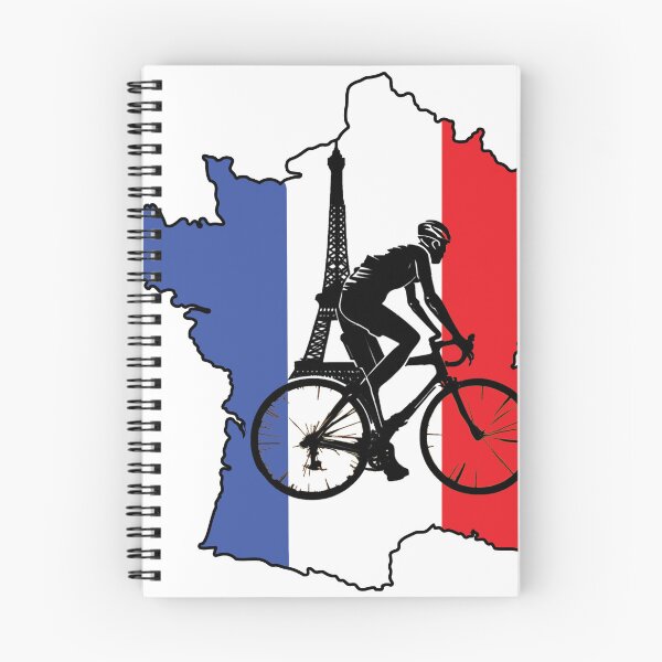 Item preview, Cyclist silhouette on a French Flag designed and sold by SetLifeStickers.