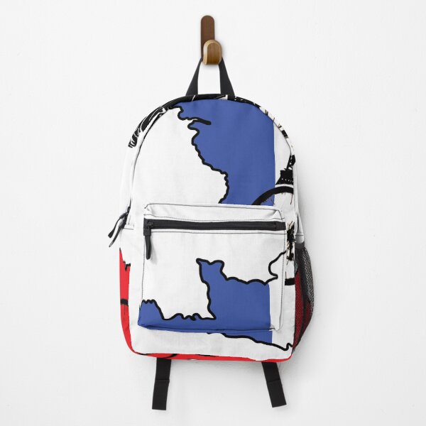 Item preview, Cyclist silhouette on a French Flag designed and sold by SetLifeStickers.