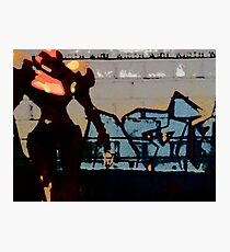Samus in the streets Photographic Print