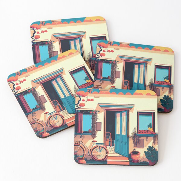Item preview, Illustration of the front door of house,  designed and sold by Ariadna de Raadt.