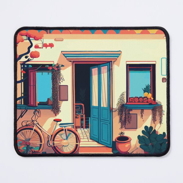 Item preview, Illustration of the front door of house, designed and sold by Ariadna de Raadt.