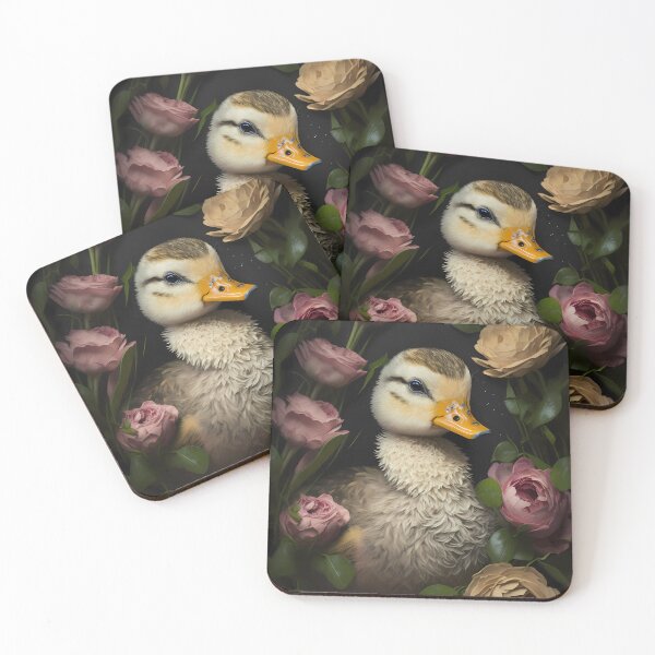Item preview, Duckling In Roses 2 designed and sold by dotperinchart.
