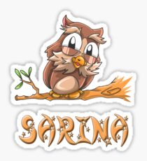 Sarina Owl Sticker