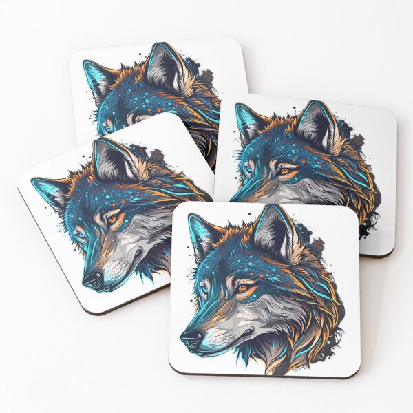 Item preview, cosmic wolf designed and sold by Deadv.