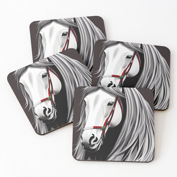 Item preview, Horse head in clip art style designed and sold by Rostislav Bouda.