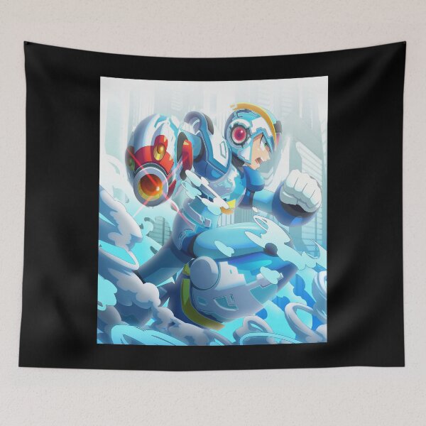 Item preview, mega man video game art designed and sold by duashopz.