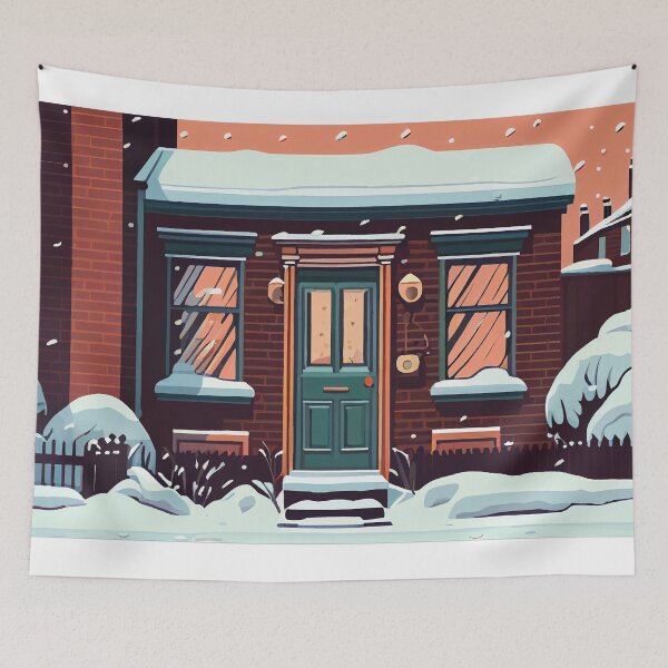 Item preview, Illustration of the front door of house, designed and sold by Ariadna de Raadt.