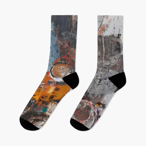 Item preview, Vibrant Abstract Art: A Blend of Postmodern and Urban Styles designed and sold by ArtazaBazaar.