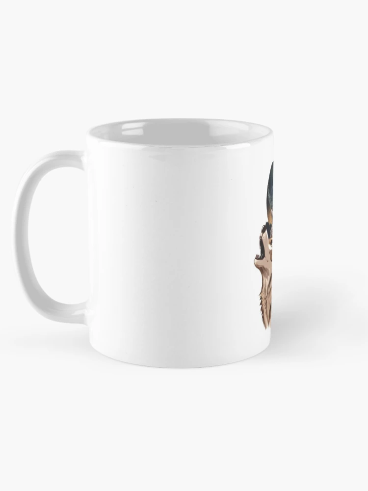Thumbnail 5 of 6, Coffee Mug, Three Wolves Howling In Moonlight designed and sold by PatternBestFan.