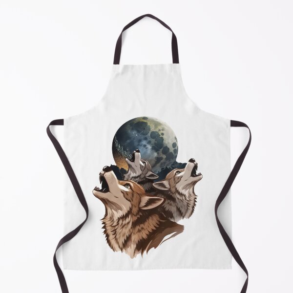 Item preview, Three Wolves Howling In Moonlight designed and sold by PatternBestFan.