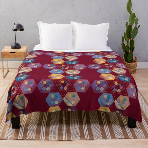 Item preview, concentric Hexagonal design with gold texture designed and sold by ZengoClub.