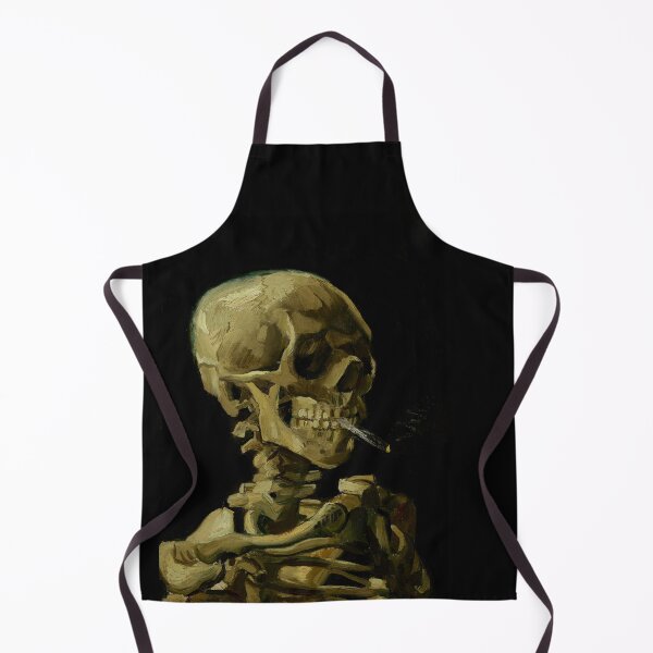 Item preview, Skull of a Skeleton with Burning Cigarette by Van Gogh designed and sold by IdkWhatImDoing5.