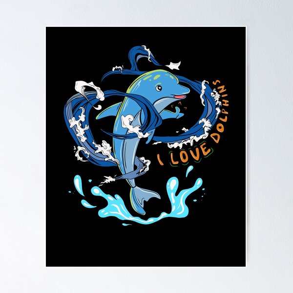 Item preview,  i love dolphins! designed and sold by bennikaufmann.