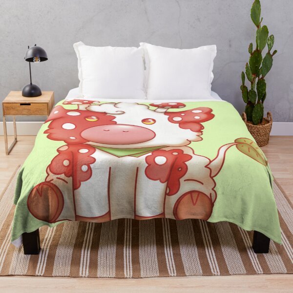 Item preview, cute mushroom cow designed and sold by manins ⭐⭐⭐⭐⭐.