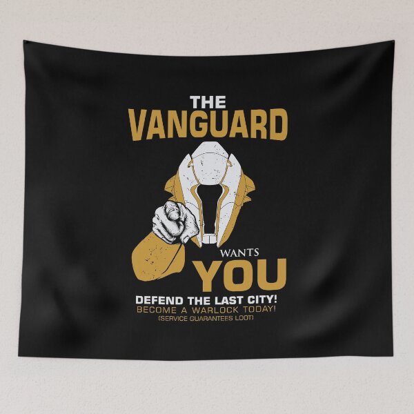 Item preview, THE VANGUARD WANTS YOU (WARLOCK) designed and sold by EXION CREW.