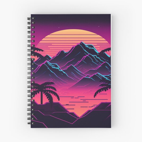 Item preview, Sunset and Palmtrees In The Sunset - Synthwave Style designed and sold by Unwind-Art-Work.