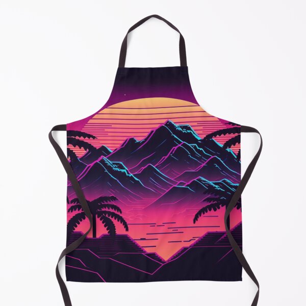 Item preview, Sunset and Palmtrees In The Sunset - Synthwave Style designed and sold by Unwind-Art-Work.