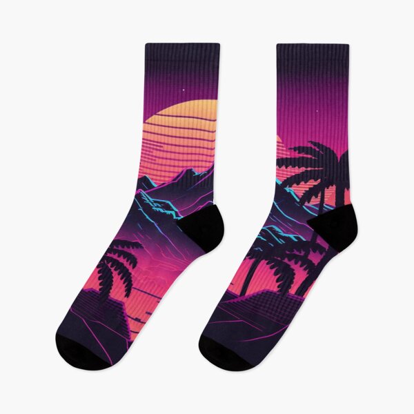 Item preview, Sunset and Palmtrees In The Sunset - Synthwave Style designed and sold by Unwind-Art-Work.
