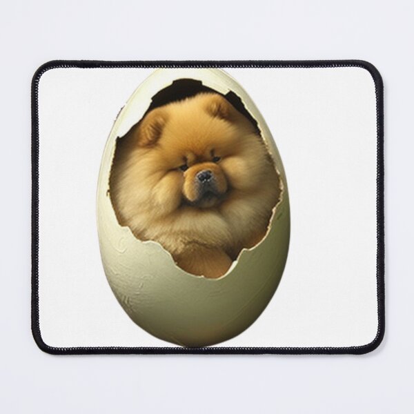 Item preview, dog in the egg designed and sold by elexetyshop ⭐⭐⭐⭐⭐.