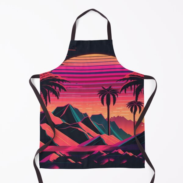 Item preview, Sunset and Palmtrees In The Sunset - Synthwave Style designed and sold by Unwind-Art-Work.