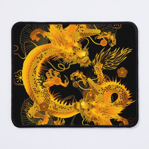 Item preview, Japanese Gold Twin Dragons designed and sold by Fulya Tanak.