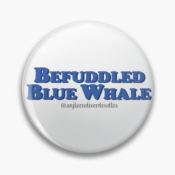 Item preview, Befuddled Blue Whale designed and sold by anjleendiver.