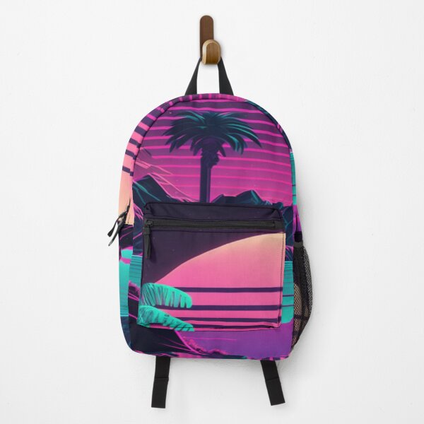 Item preview, Sunset and Palmtrees In The Sunset - Synthwave Style designed and sold by Unwind-Art-Work.
