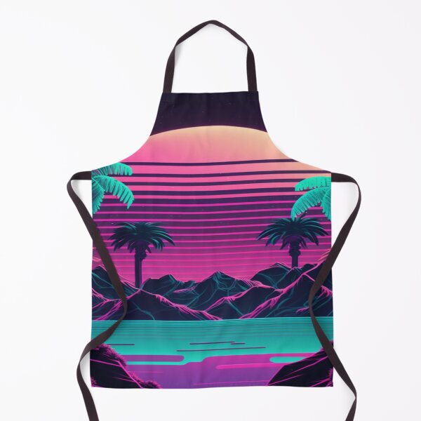 Item preview, Sunset and Palmtrees In The Sunset - Synthwave Style designed and sold by Unwind-Art-Work.