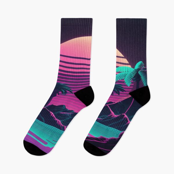 Item preview, Sunset and Palmtrees In The Sunset - Synthwave Style designed and sold by Unwind-Art-Work.