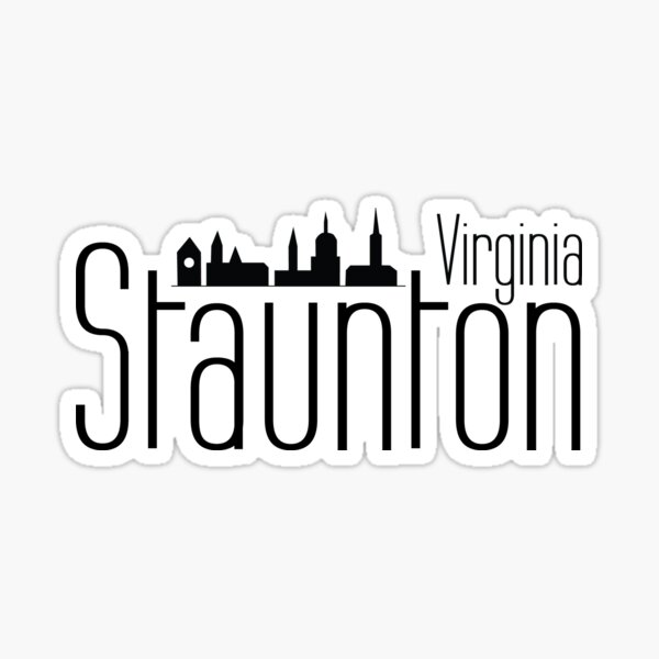 Staunton VA Sticker