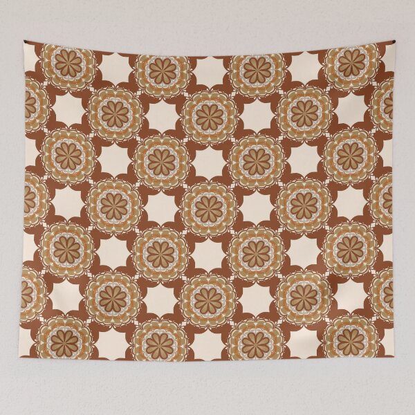 Item preview, Doily Mandala Pattern - Terracotta designed and sold by Andrea Turner.