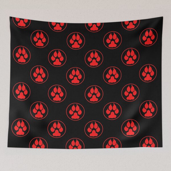 Item preview, red dog paws designed and sold by andrew JOHNSEN.