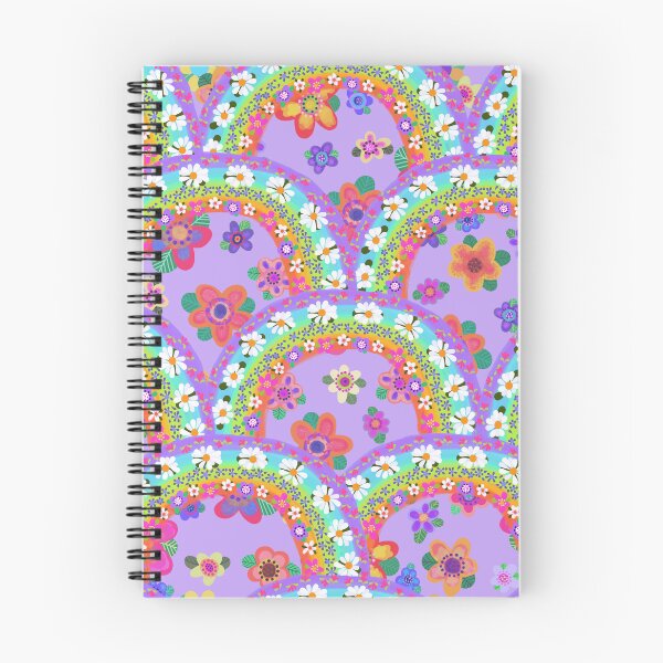Item preview, FLOWER RAINBOWS on LAVENDER BACKGROUND designed and sold by CheriesArt.