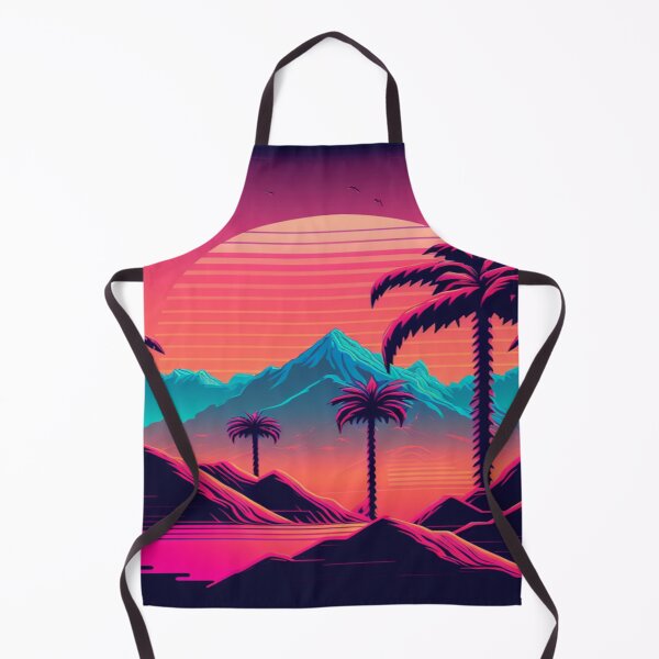 Item preview, Sunset and Palmtrees In The Sunset - Synthwave Style designed and sold by Unwind-Art-Work.