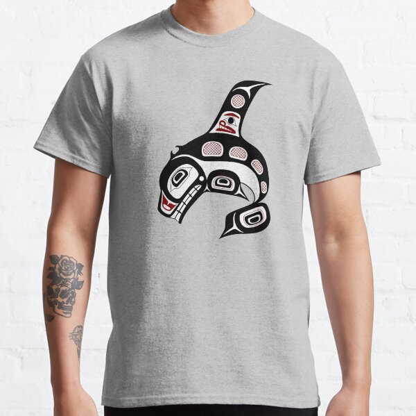 Northwest Pacific coast Haida art Killer whale Classic T-Shirt