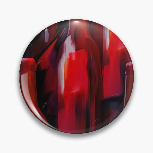 Item preview, Red Wine Bottle Abstract Art  designed and sold by Alper Billik.