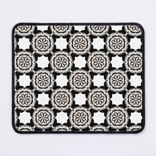 Item preview, Doily Mandala Pattern - Black designed and sold by Andrea Turner.