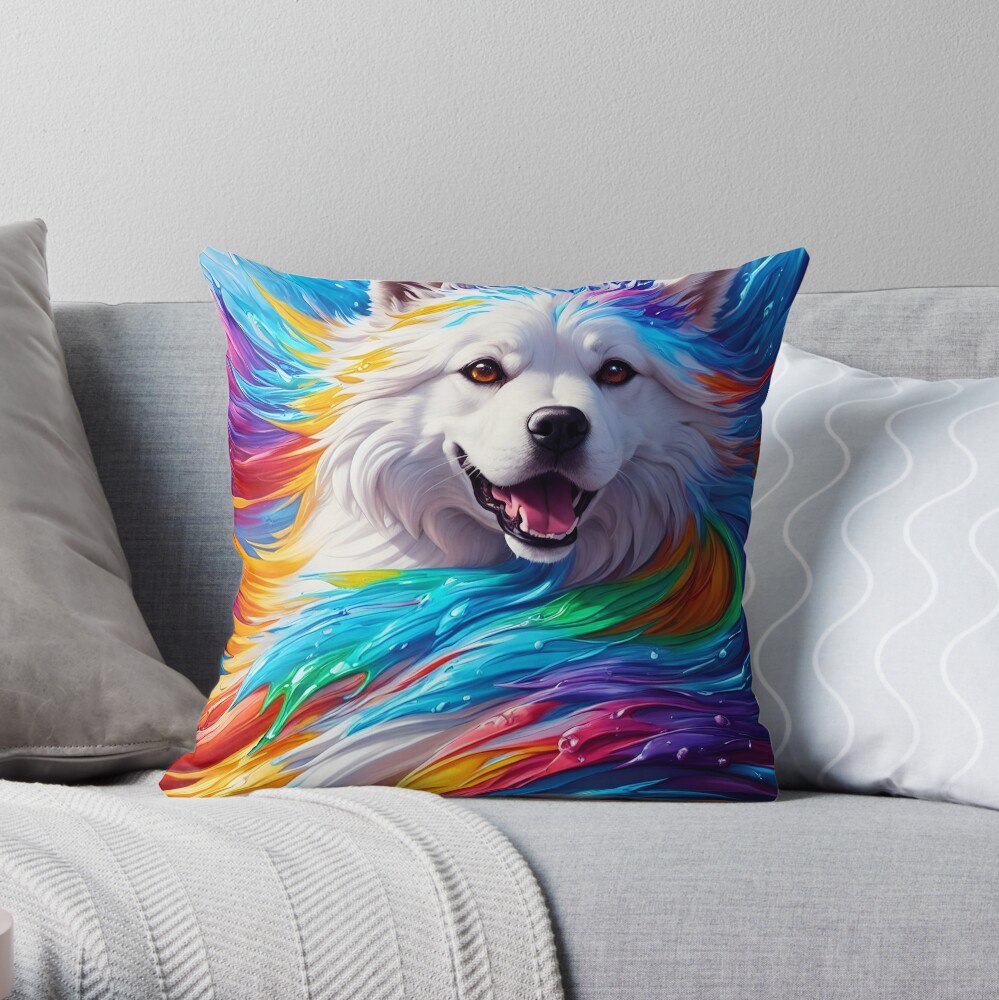 Adam Driver with Dog Photosession Throw Pillow for Sale by goon