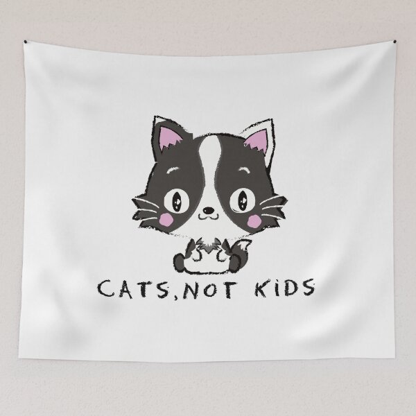 Item preview, Cats, not kids designed and sold by remerasnerdas.