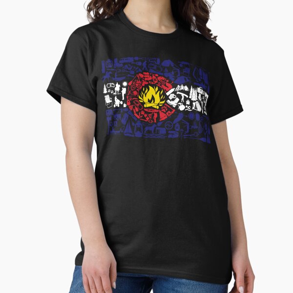 Colorado Caliber Camping Flag Classic T-Shirt