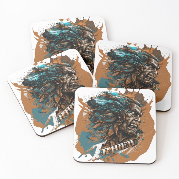 Item preview, Angry Native American man t-shirt designed and sold by relso.